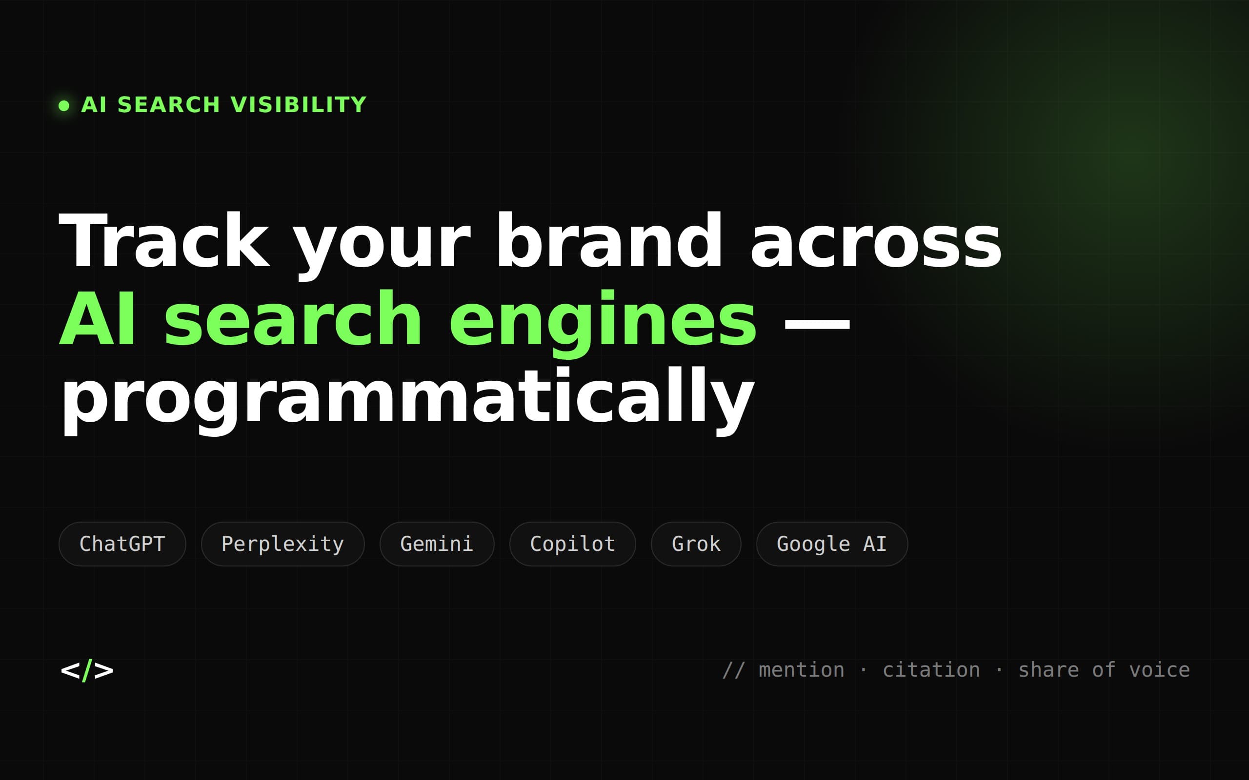 Track Brand Visibility Across AI Answer Engines with Python
