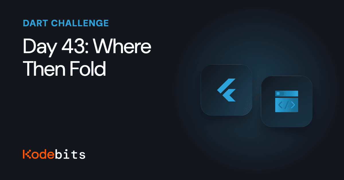 Kodebits Day 43: Where Then Fold [FREE]