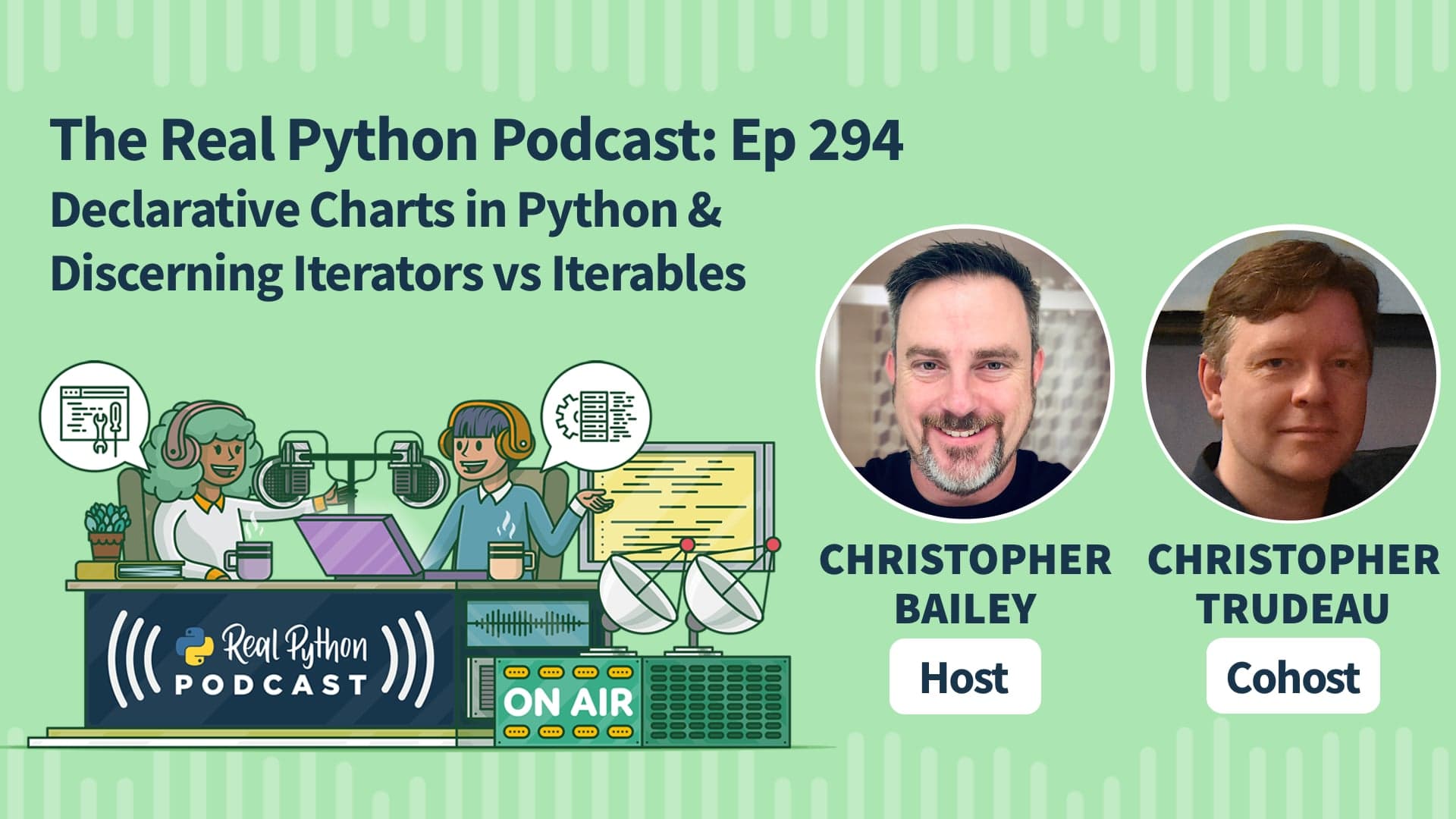 The Real Python Podcast – Episode #294: Declarative Charts in Python & Discerning Iterators vs Iterables