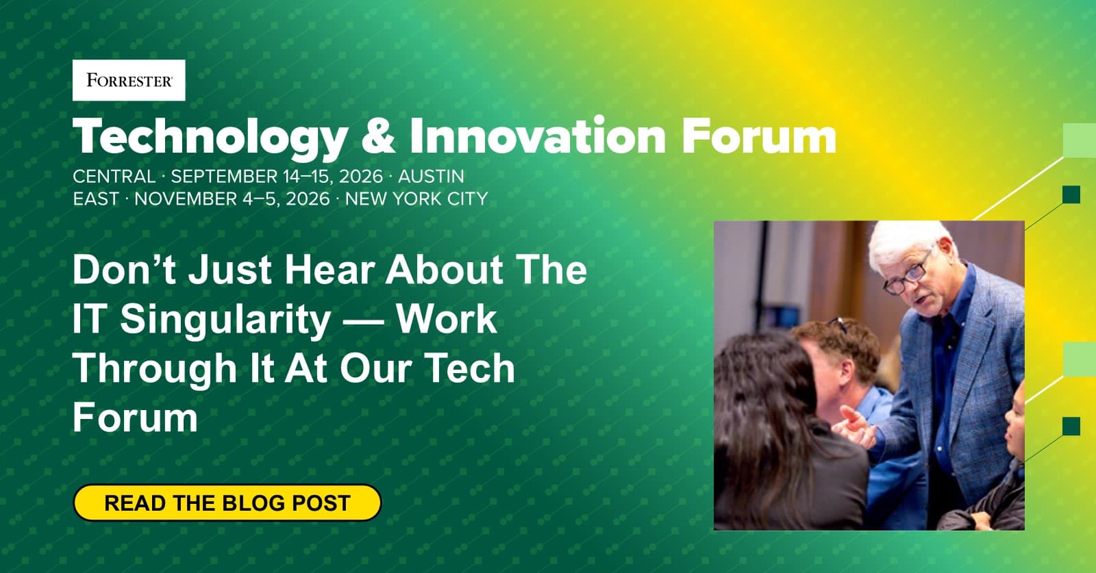 Don’t Just Hear About The IT Singularity — Work Through It At Our Austin Tech Forum