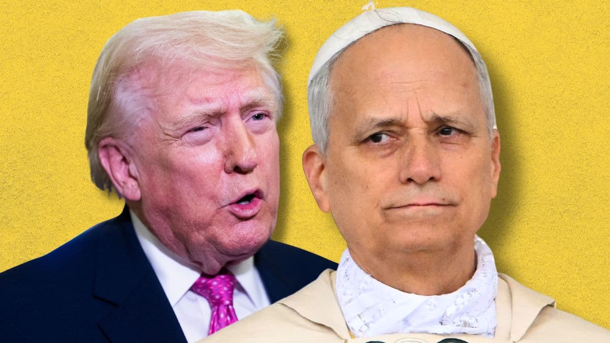 Don't believe claim Pope Leo XIV gave 'fiery sermon' after Trump called him 'insult to Jesus'