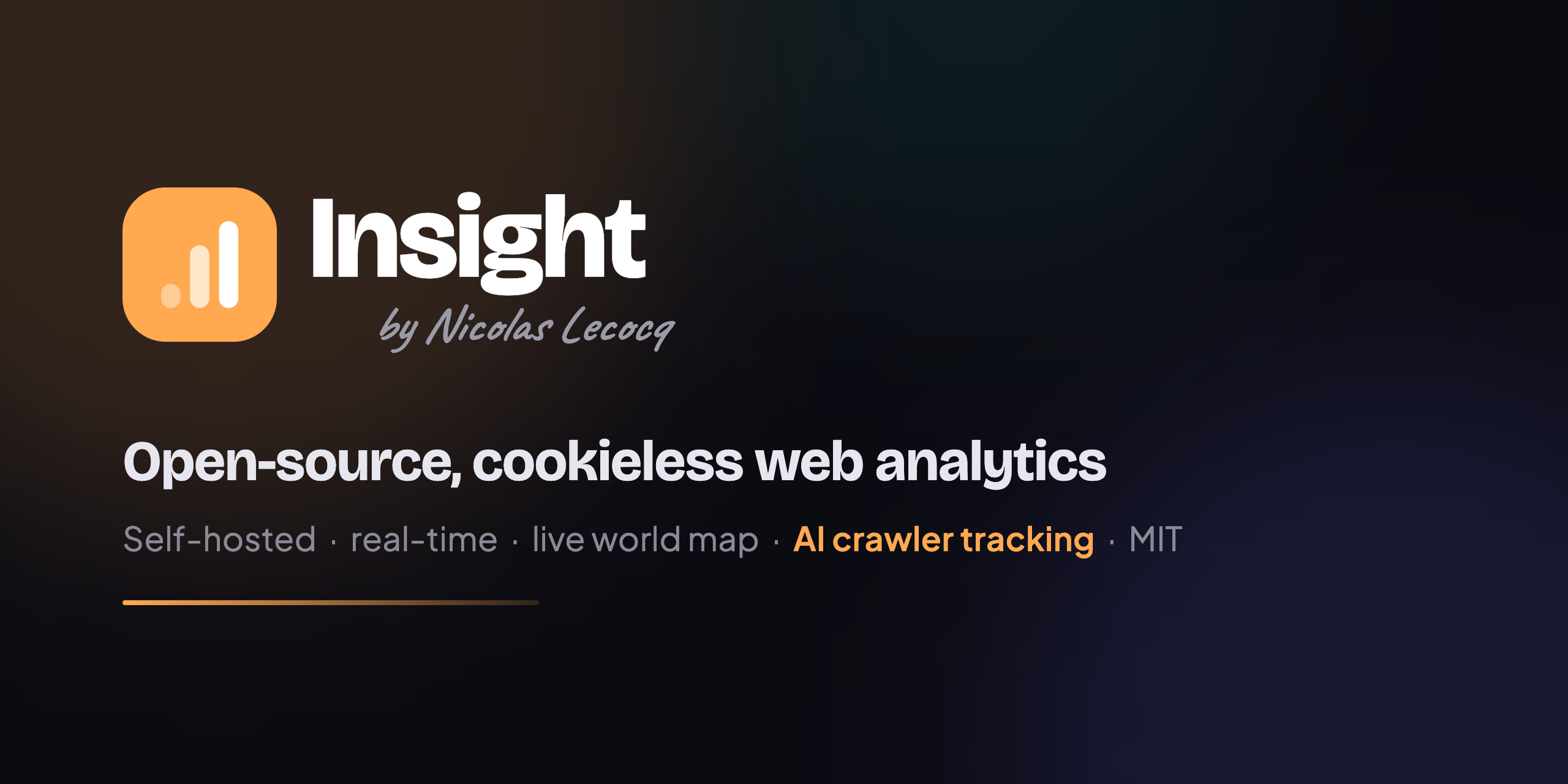 Show HN: Insight – self-hosted web analytics with AI crawler tracking