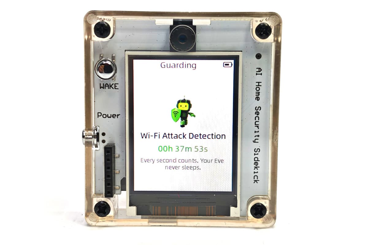DSTIKE AI Home Security Sidekick – ESP32-S3 hacking tool with Wi-Fi, display, camera, and voice interaction