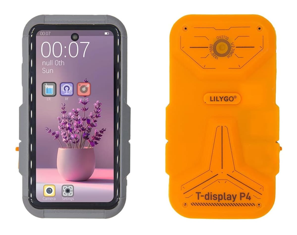 T-Display-P4 smartphone-like devkit features ESP32-P4 MCU, ESP32-C6 wireless SoC, and SX1262/LR2021 LoRa transceiver