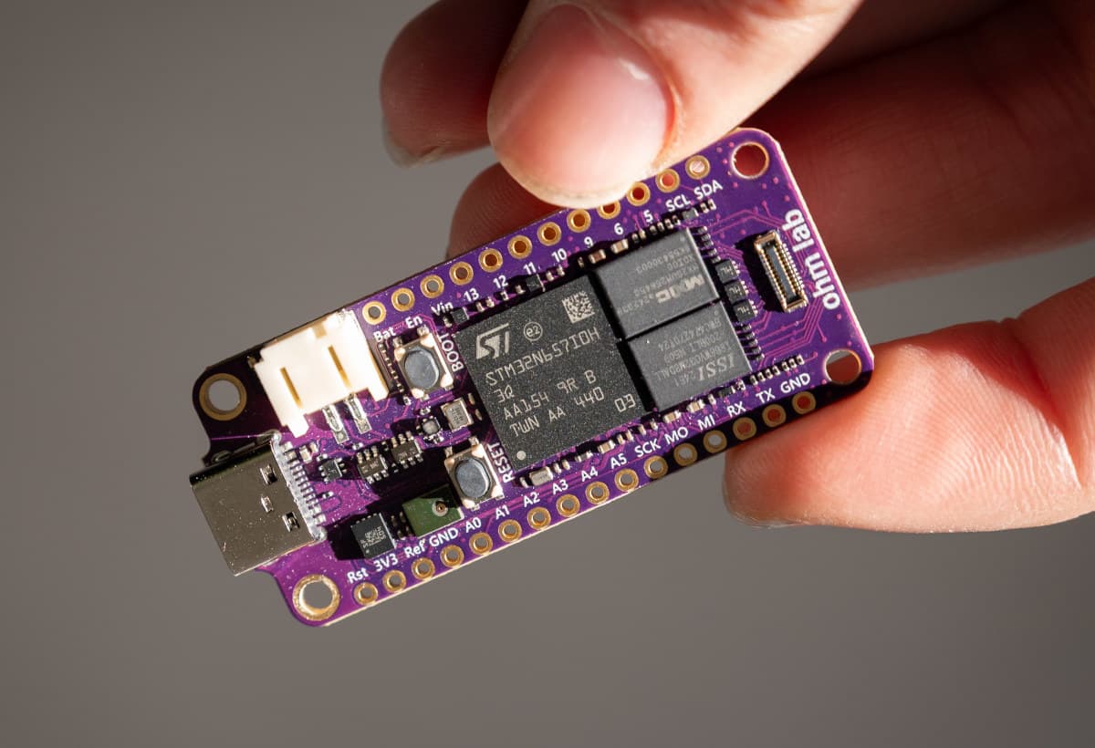 Ohm Lab Neuro N6 – Modular STM32N6 AI Vision devkit supports rolling shutter, global shutter, or thermal camera (Crowdfunding)