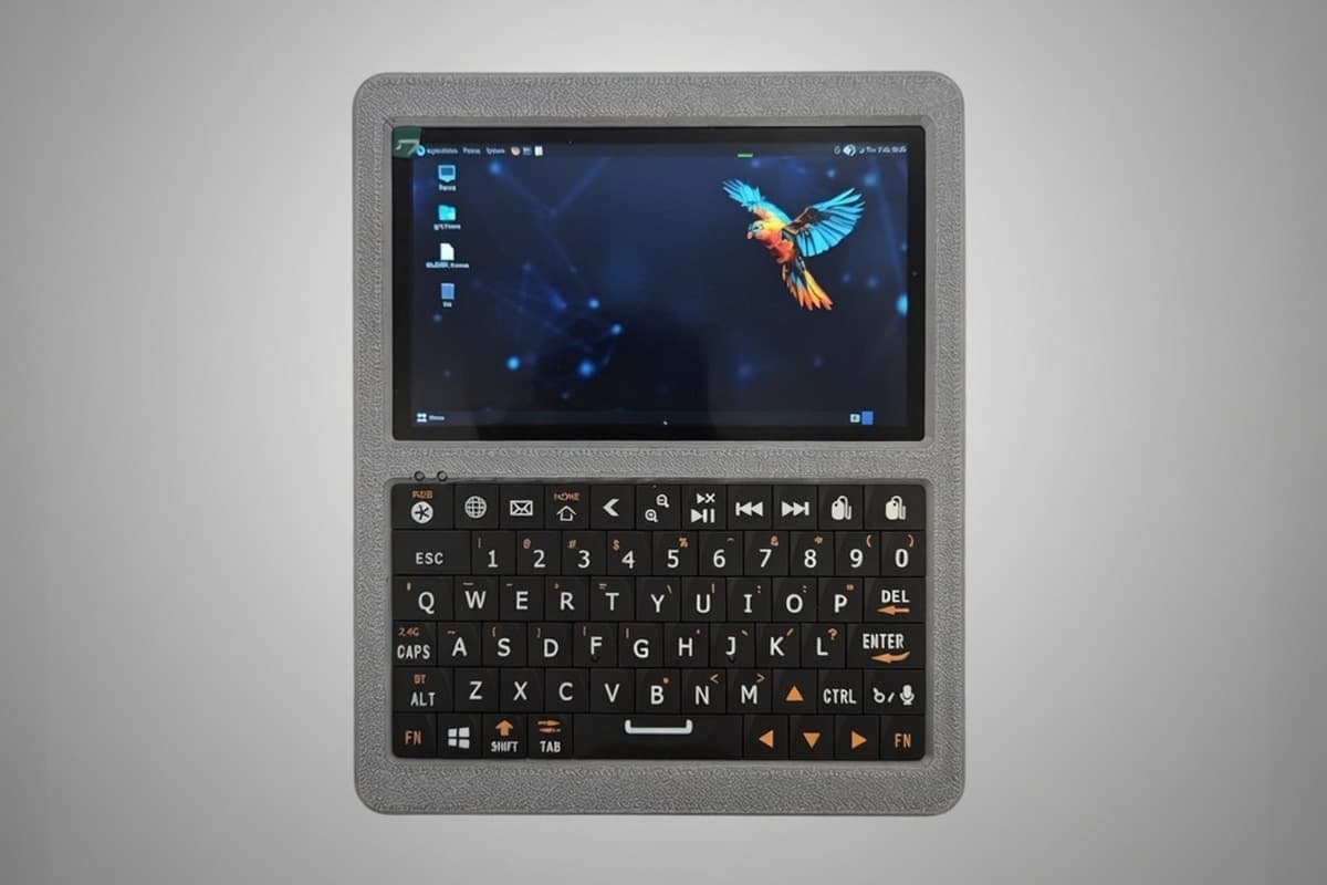 Pi Slate – A Raspberry Pi 5 handheld Linux cyberdeck with a 5-inch 1920×720 touchscreen display