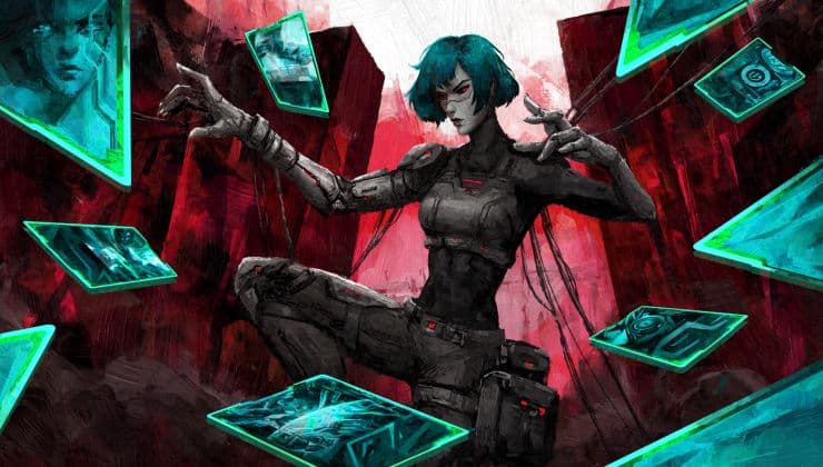 Cyberpunk roguelike deckbuilder and dungeon crawler Into The Grid arrives November 10