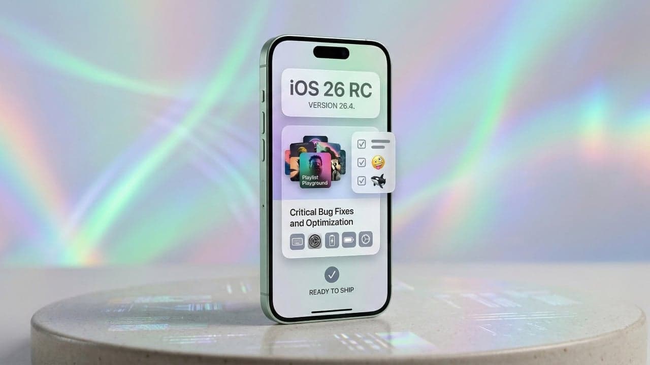 iOS 26.4 RC Fixes iPhone Typing Lag and Adds 8 New Emoji