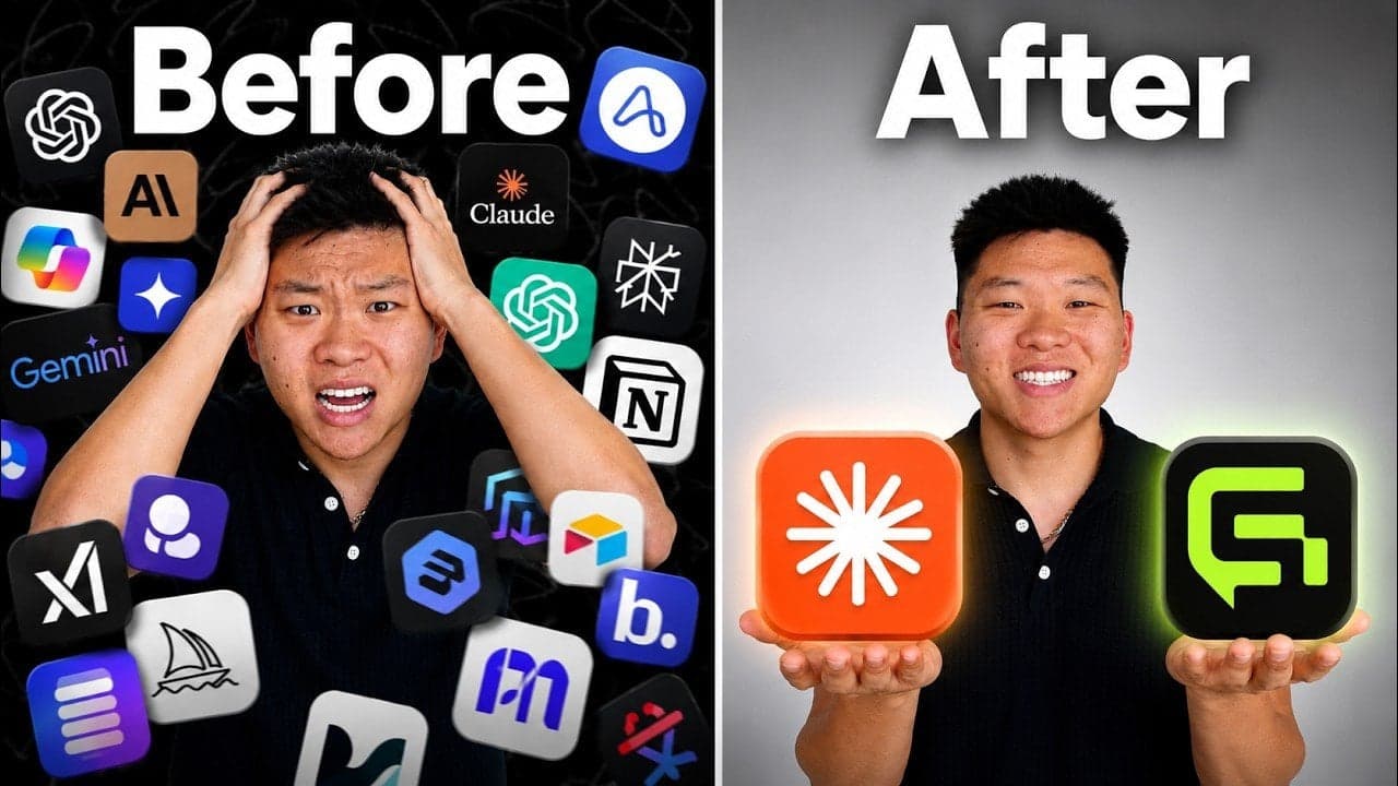 A Simplified AI Workflow to Stop Feeling Overwhelmed