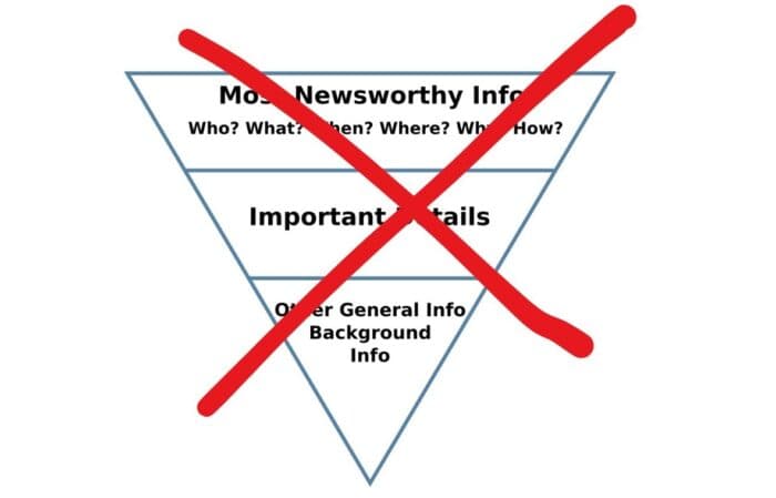 Is the inverted pyramid for old people?