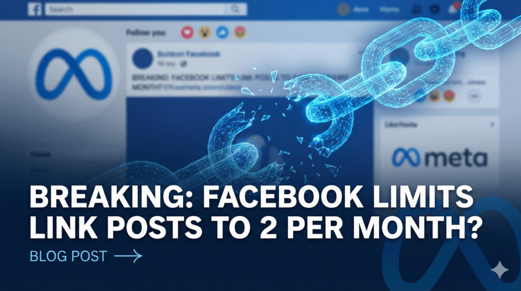 Facebook Tests Limiting Link Posts to Just 2 Per Month