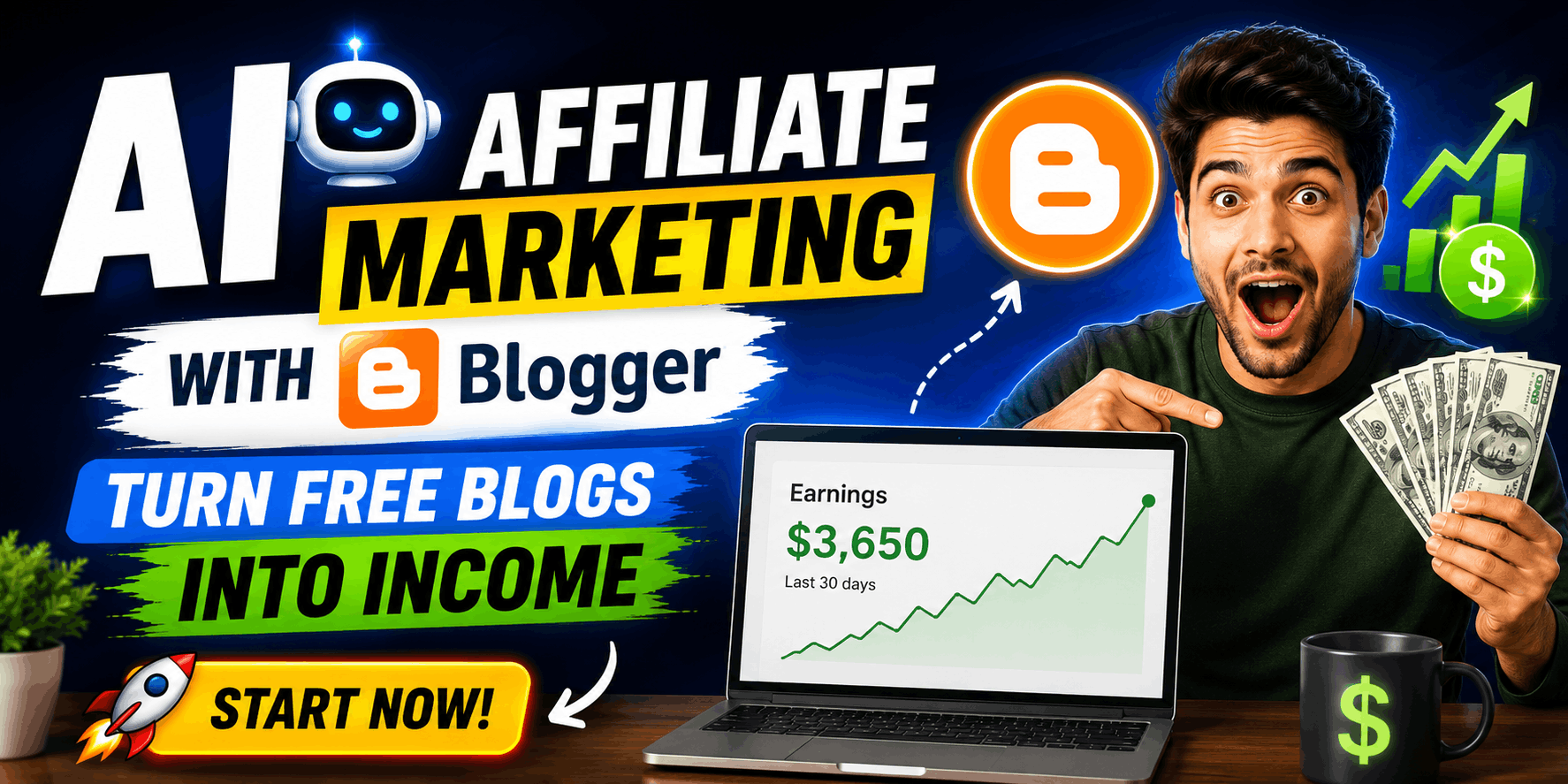 AI Affiliate Marketing with Blogger: Turn Free Blogs into Income – Affiliate Income Stream