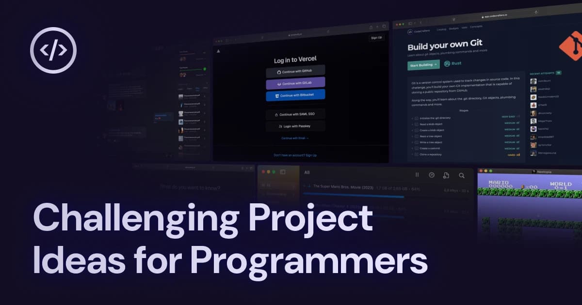 Project ideas to appreciate the art of programming