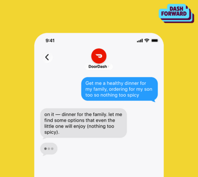 DoorDash debuts iMessage AI agent that lets you text your usual order via Appleβs Messages