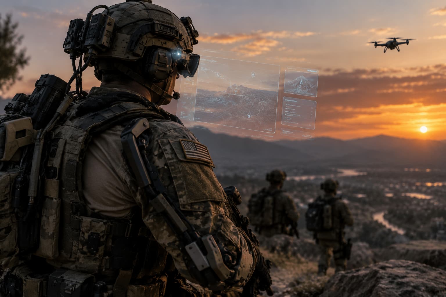 The Warfighter-Cyborg Problem: How stacked wearable technologies may reshape identity, judgement, and battlefield ethics