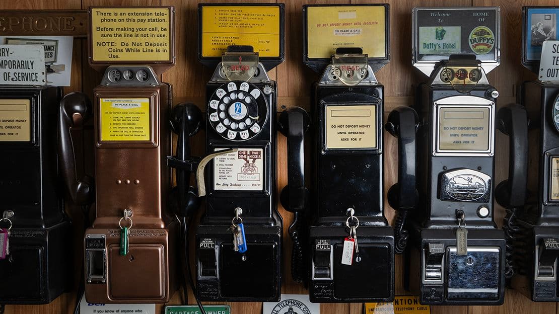Last call for the landline. The wired communication world will soon be no more