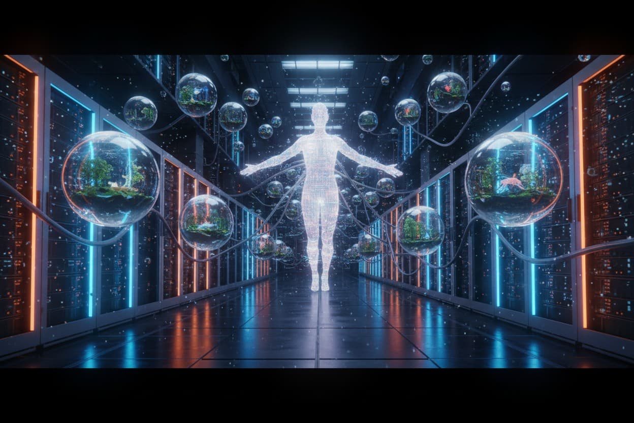 Why 3D World Simulators Are the Only Path to Superintelligence