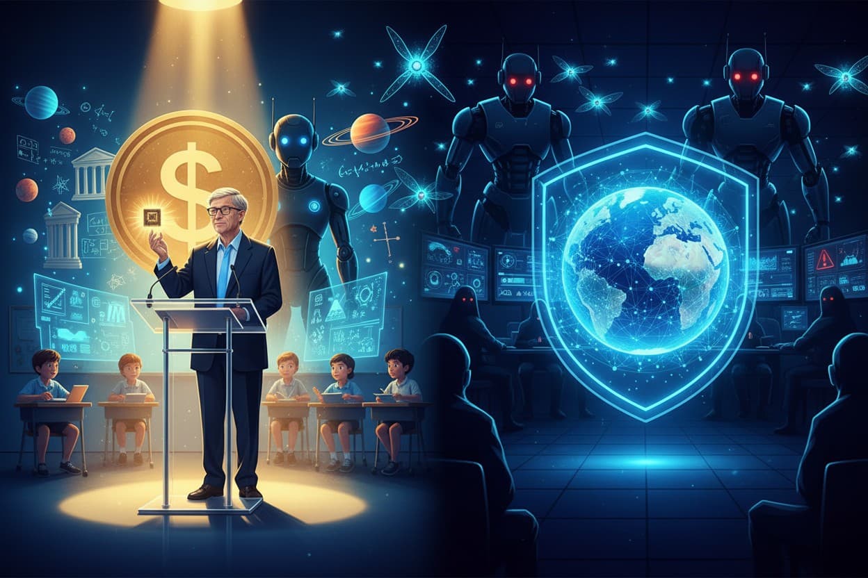 Bill Gates Calls for International AI Regulation, Cites βAlien Intelligenceβ Risk