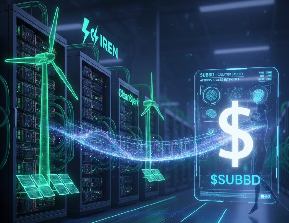 IREN And CleanSpark Signal A Mining Evolution While $SUBBD Solves New Needs